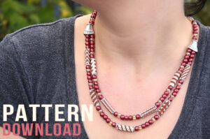 Florentine Peyote Tube Beaded Necklace Pattern Download