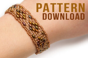Gemini Twin Bead Peyote Bracelet Pattern Download