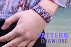 Mosaic Tesselated DiscDuo Bracelet Pattern Download