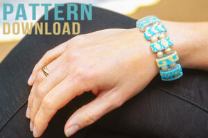 Riviera Carrier Bead Pearl Bracelet Pattern Download
