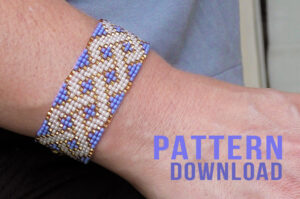 Celtic Square Stitch Tapestry Bracelet Pattern Download