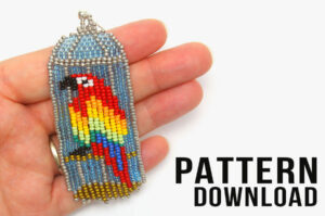 Pretty Polly Beaded Fringe Earrings Pattern Download