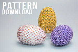 Crystal Netted Faberge Egg Decoration Pattern Download
