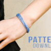 Making a Bracelet with Beaded Thread Instructions Pattern Download