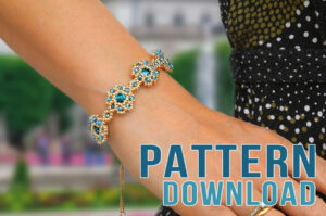 Versailles Crystal Rivoli Bracelet and Earrings Pattern Download