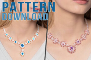 Versailles Crystal Rivoli Drop Necklace Pattern Download