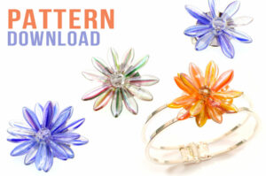 Beginners Dagger Bead Daisy Flowers Pattern Download