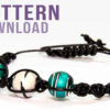 Helter Skelter Spiral Macrame Beaded Bracelet Pattern Download