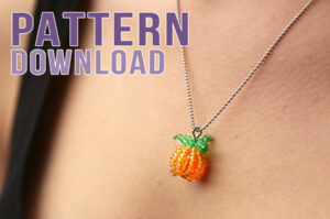 Jack O Lantern Pumpkin Charm Pattern Download