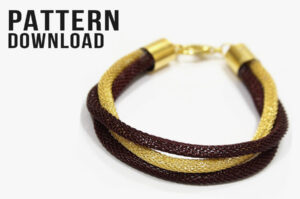 Using Round Woven Chain To Make Jewellery Pattern Download