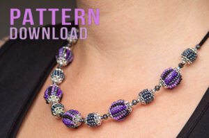 Odette Beaded Bead Necklace Pattern Download