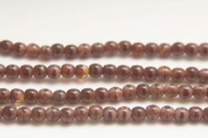 4mm Hurricane Cinnamon Copper Round Czech Glass Beads