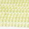 4mm Transparent Leaf Green Round Czech Glass Beads