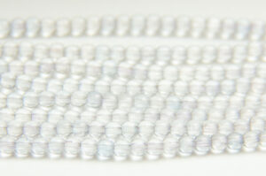 4mm Transparent Stormy Blue Round Czech Glass Beads