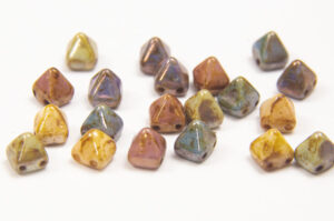 Antique Lustre Mix 2-Hole Pyramid