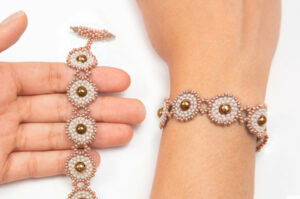 Copper Comet Saturn Bracelet Ring and Earrings Kit