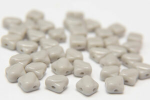 Opaque Stone Czech Silky Beads