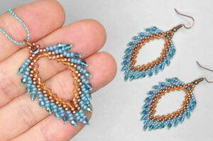 Angel Feather Necklace and Earrings Kit