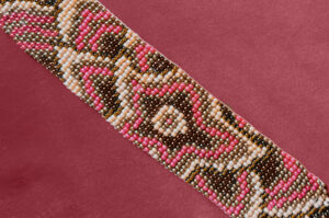 Fuchsia Lace Petals Aplenty Tapestry Bracelet Kit