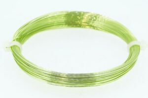 lime green copper wire