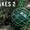 Holly Wreath Green Netted Christmas Bauble Kit - Makes 2