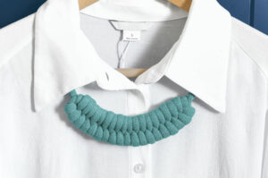 Peacock Infinity Macrame Necklace Kit