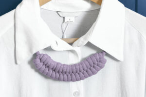 Lavender Infinity Macrame Necklace Kit