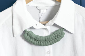 Sage Green Infinity Macrame Necklace Kit