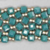 Turquoise Tango Dancing Cubes Bracelet