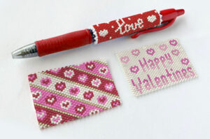 3 Valentines Pen Wrap Patterns Download