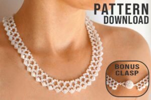 Eternity Right Angle Weave Crystal Necklace Pattern Download