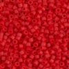 Matte Opaque Dark Red Delica Beads