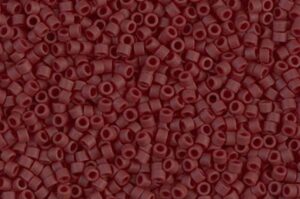Matte Opaque Currant Delica Beads