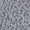Opaque Ghost Grey AB Delica Beads