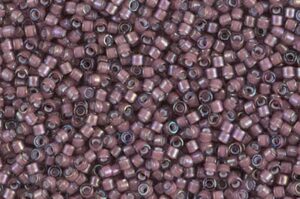 Dark Smoky Amethyst AB Delica Beads