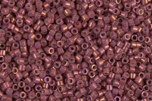 Metallic Rhubarb Luster Delica Beads