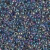 Noir Lined Crystal AB Miyuki 11/0 Seed Beads