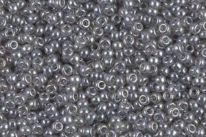 Silver Grey Luster Miyuki 11/0 Seed Beads