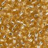 Silver Lined Gold Miyuki 8/0 Seed Beads