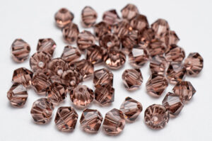 4mm Rose Amethyst Precision Bicones
