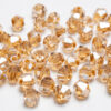 4mm Lustre Champagne AB Precision Bicones