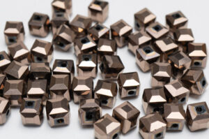 Bronze Crystal Cube