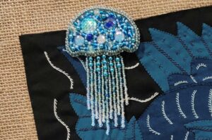 Joyful Jellyfish Bead Embroidery Downloadable Beading Pattern