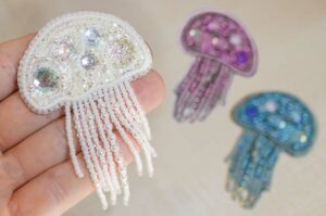 Joyful Jellyfish Bead Embroidery Kit