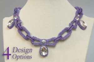 Wisteria Waltz Queen Charlotte Necklace Kit