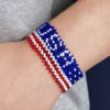 Hooray USA Bracelet Pattern Download