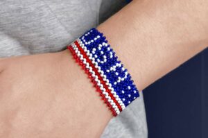 Hooray USA Bracelet Pattern Download