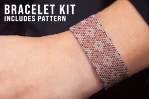 Diamond Lace Odd Count Peyote Stitch Bracelet Kit