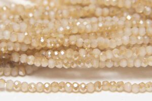 Caramel Lustre Dark Cream Size 11/0 Micro Crystals