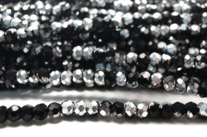 Silver Jet Size 11/0 Micro Crystals